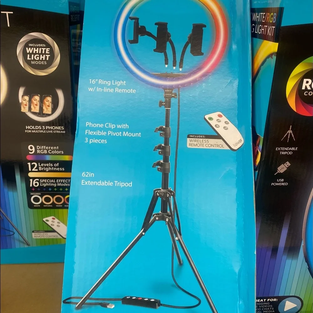 Bower 16 Inch LED Selfie Ring Light